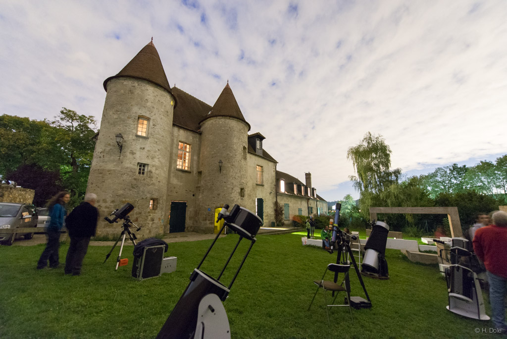 Observation du ciel à la Bouveche à l'occasion du "Jour de la nuit" 2017