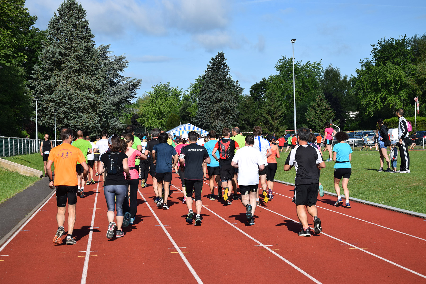 coureurs lors de la course l'orcéenne