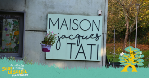 Panneau maison jacques tati
